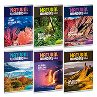 A Természet csodái Natural Wonders kockás füzet - A5 - többféle