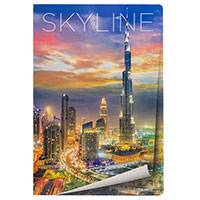 Blasetti Skyline vonalas füzet - 42 lapos A4 - Dubai