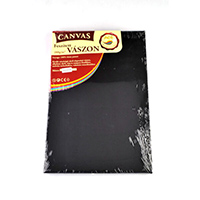 CANVAS feszített festővászon - fekete - 30x40 cm