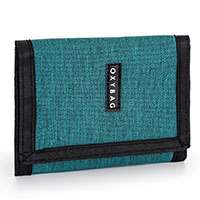 OXY BAG Unicolor tépőzáras pénztárca - zöld