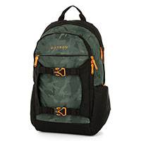 OXY BAG Zero laptoptartós diák hátizsák - 22 literes - zöld terepszínű