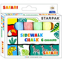 Starpak Safari aszfaltkréta  - 6 darabos