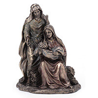 Szent család - Jézus születése szobor - 20x14 cm