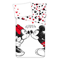 Mickey és Minnie Love ágyneműhuzat garnitúra
