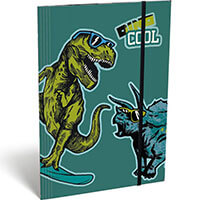 Dino Cool dinós gumis mappa A4 - Lizzy Card