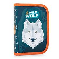 Wolf farkasos kihajthatós tolltartó - két klapnis - OXY BAG