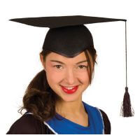 Diplomaosztó kalap - fekete