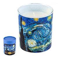 Van Gogh Csillagos éj poharas gyertya díszdobozban