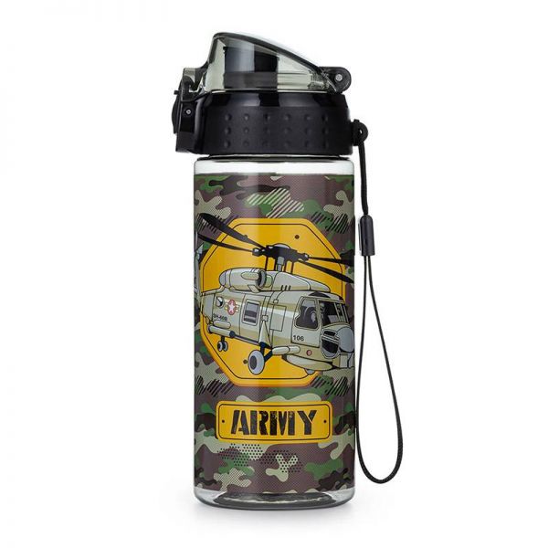 ARMY helikopteres BPA-mentes tritán kulacs - 500 ml - terepszínű