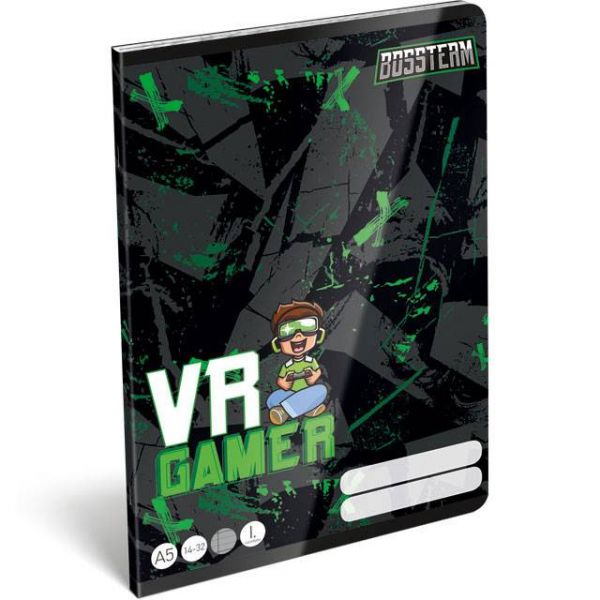 BossTeam VR Gamer füzet - 1. osztályos vonalas - 14-32