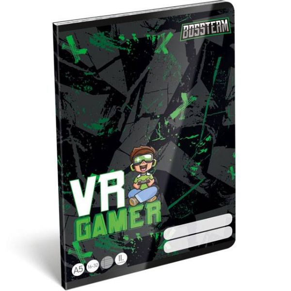 BossTeam VR Gamer füzet - 2. osztályos vonalas - 16-32