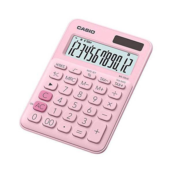 CASIO asztali számológép - rózsaszín - MS-20UC-PK