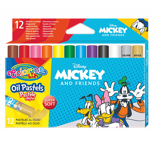 Colorino Disney Mickey olajpasztell készlet - 12 darabos