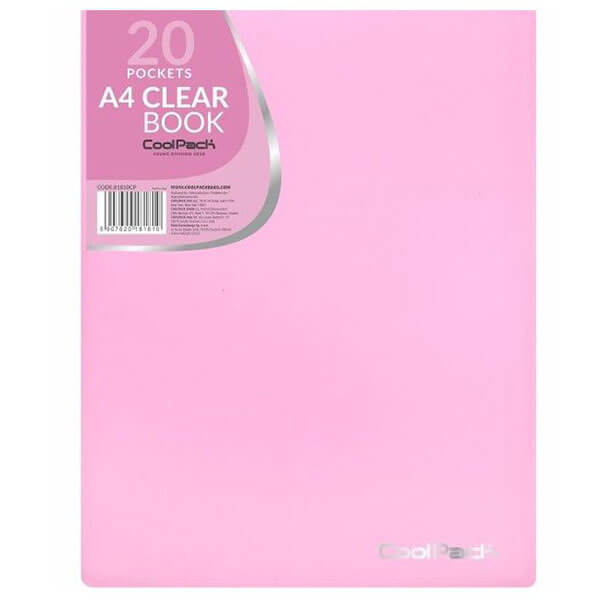 Cool Pack irattartó mappa - A4 - 20 genotherm-mel -  pasztell rózsaszín
