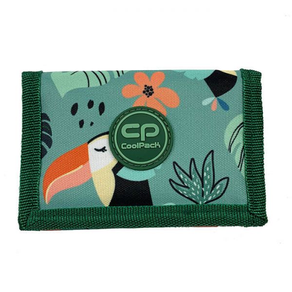 Cool Pack tépőzáras pénztárca - Toucans madaras