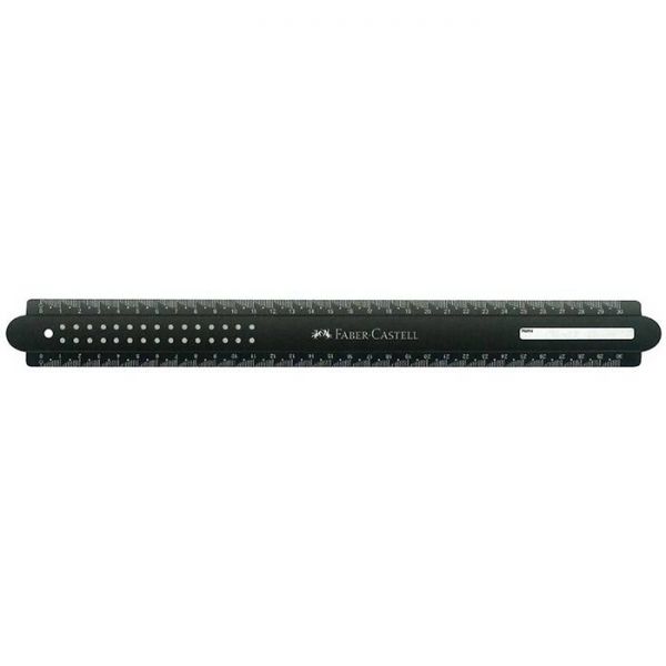 Faber-Castell flexibilis vonalzó - 30 cm - fekete