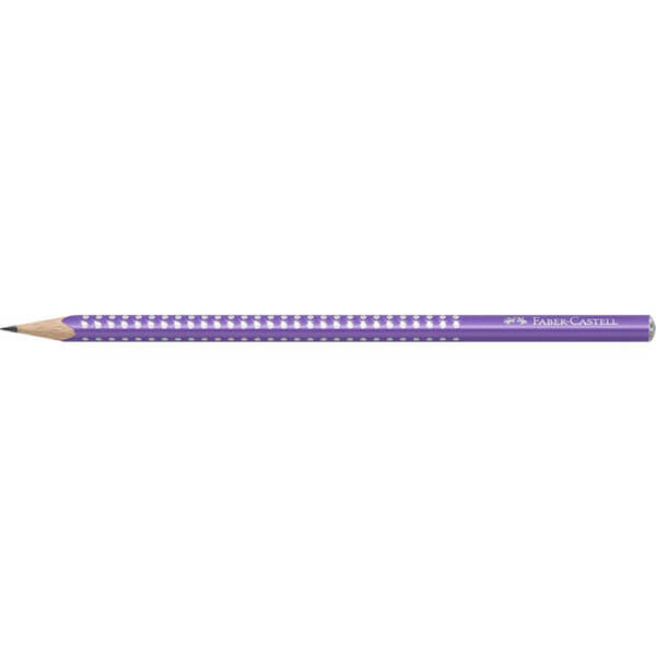 Faber-Castell Grip Sparkle grafitceruza - csillogó lila
