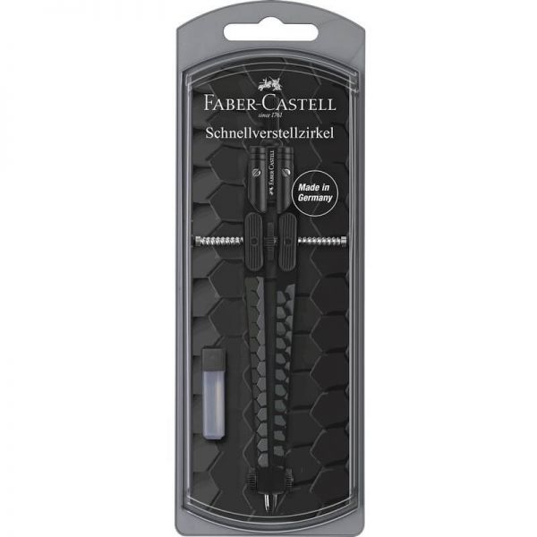 Faber-Castell körző készlet gyorsállítóval - fekete
