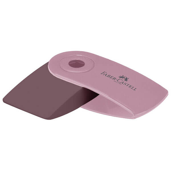 Faber-Castell Sleeve mini radír 5,5 cm - HARMONIA púder rózsaszín