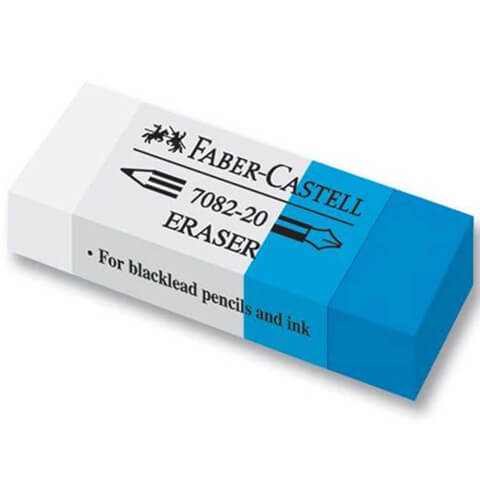 Faber-Castell Vinyl radír fehér/kék
