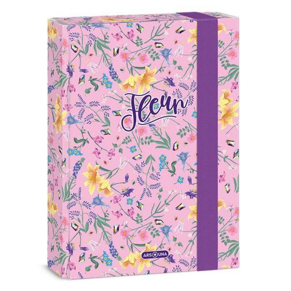 Fleur virágos füzetbox - A5