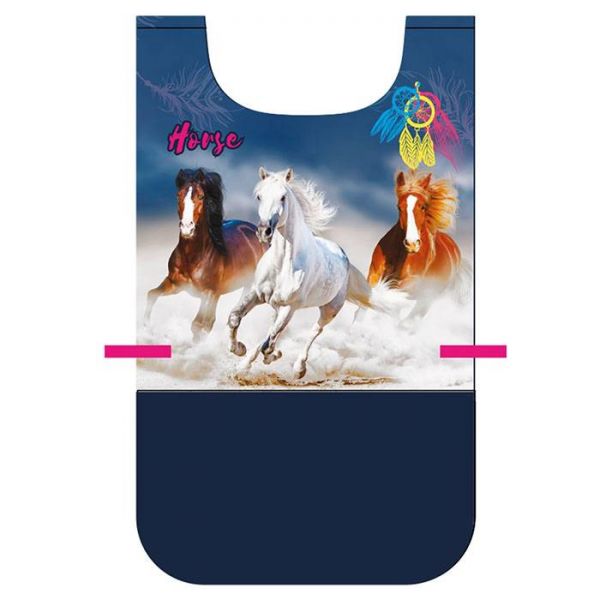 Horse lovas festőköpeny - OXY BAG - kék