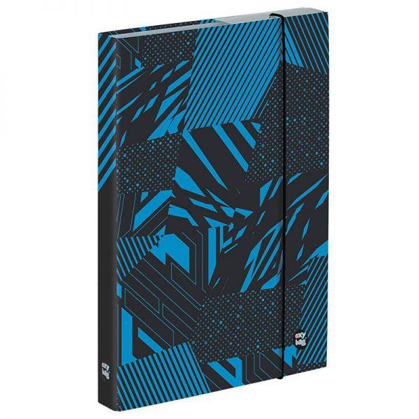 Kék abstract füzetbox - A4 - OXY BAG