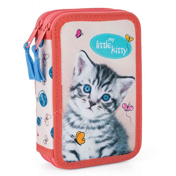 Kitty cicás emeletes tolltartó - OXY BAG