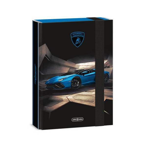 Lamborghini füzetbox A5 - fekete/kék