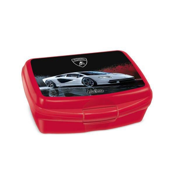 Lamborghini uzsonnásdoboz - piros