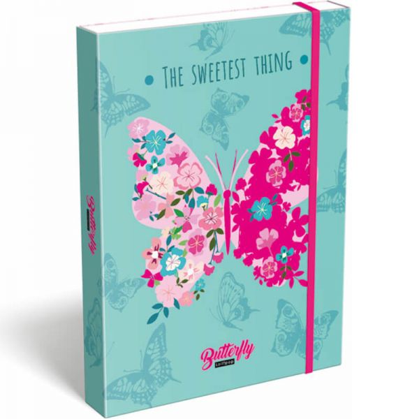Lollipop Cute Butterfly pillangós füzetbox A5 - Lizzy Card