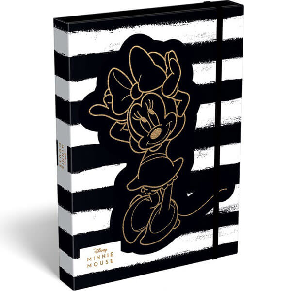 Minnie Mouse Fashion füzetbox - A4 - Black Stripes