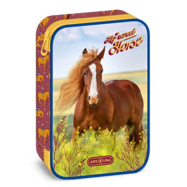 My Sweet Horse lovas többszintes tolltartó - Ars Una