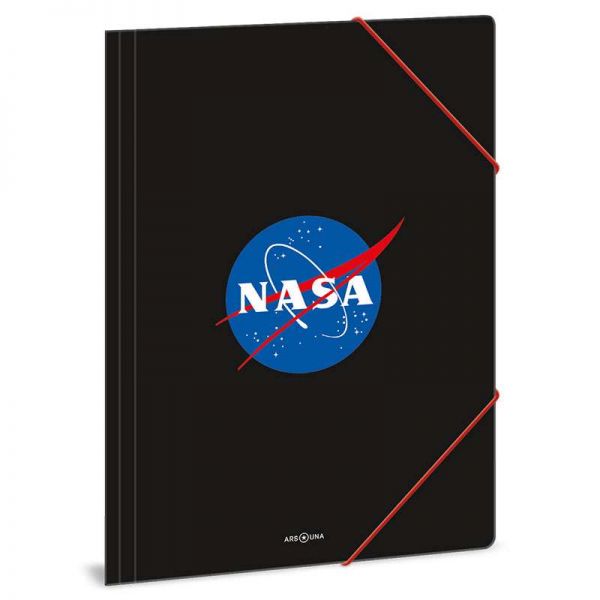 NASA gumis mappa - A4 - Ars Una - fekete