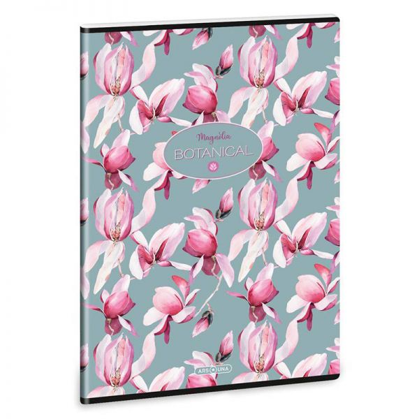Rosy Magnolia virágos kockás füzet - A4 - Ars Una