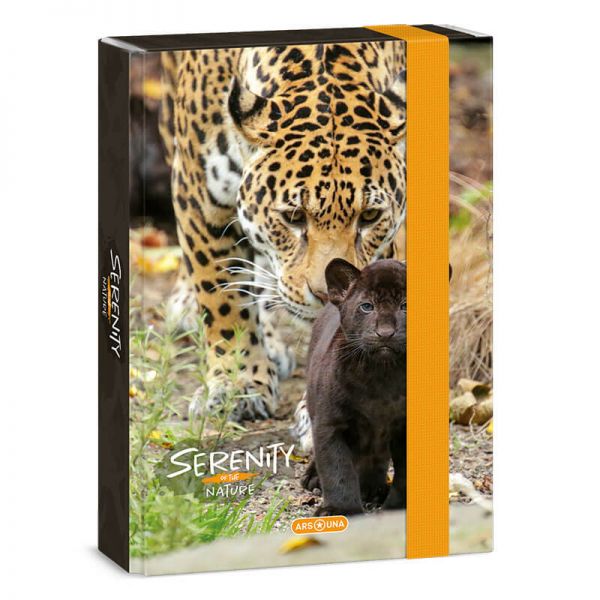 Serenity állatos füzetbox - A5 - jaguar
