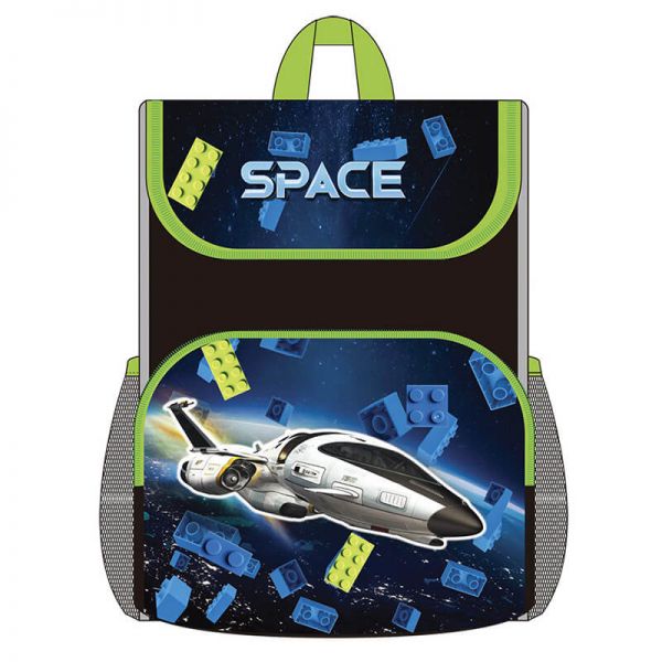 SPACE űrhajós gyerek hátizsák - 29x10x22 cm - kék