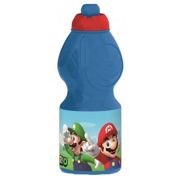 Super Mario műanyag sportkulacs - 400 ml