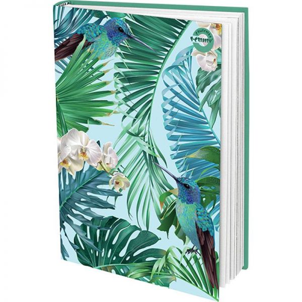 Tropical leveles keményfedeles notesz - kockás A4 - T-Creatív