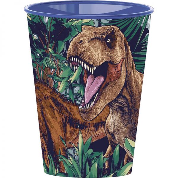 Jurassic World dinós műanyag pohár - 260 ml - kék