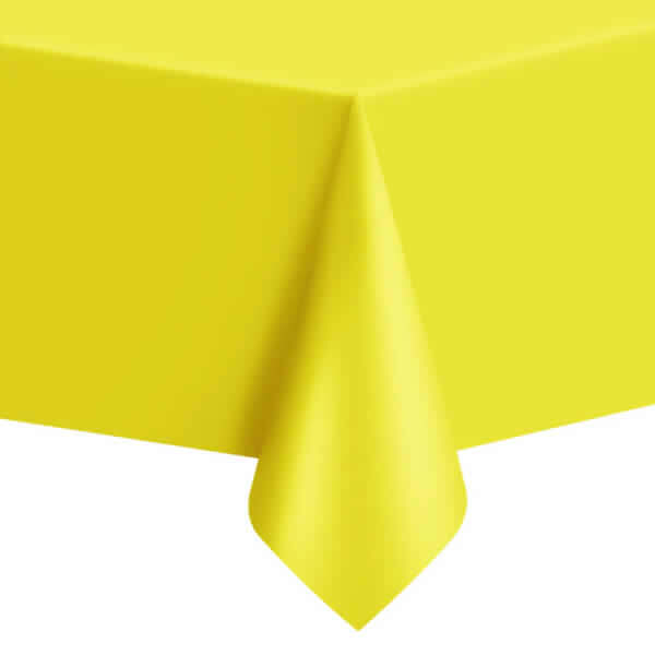 Sárga asztalterítő - papír - 274x137 cm