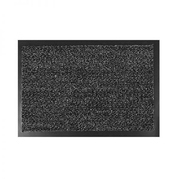 Szürke lábtörlő gumi szegéllyel - 58x39 cm